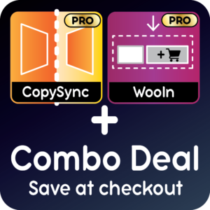 CopySync + WooIn Combo Deal