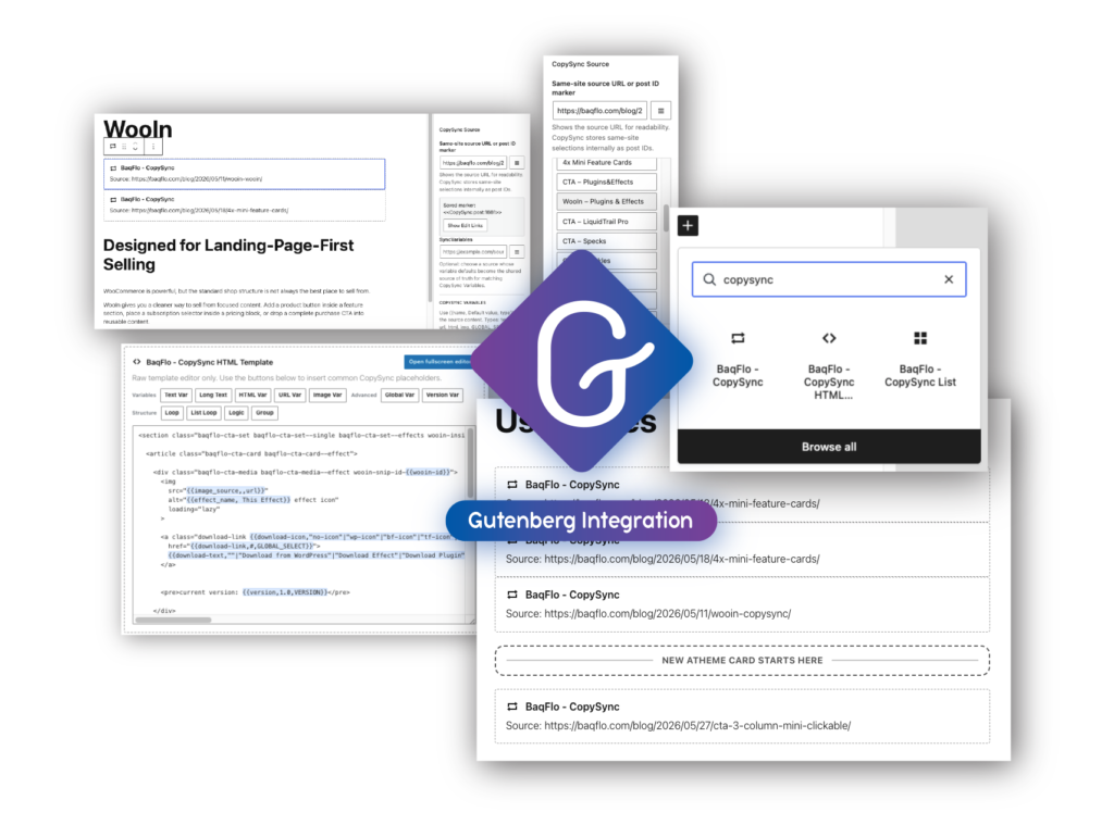 Gutenberg Integration