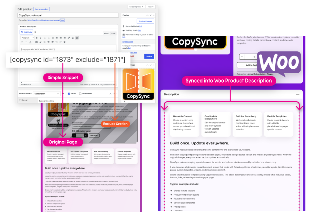 Works in WooCommerce