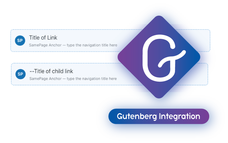SamePage anchor blocks for Gutenberg